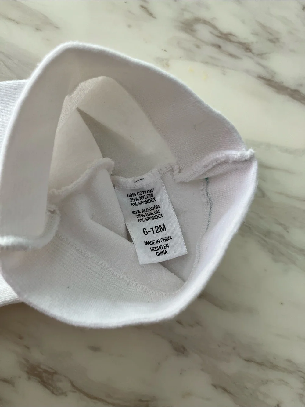 H&M White Baby tights